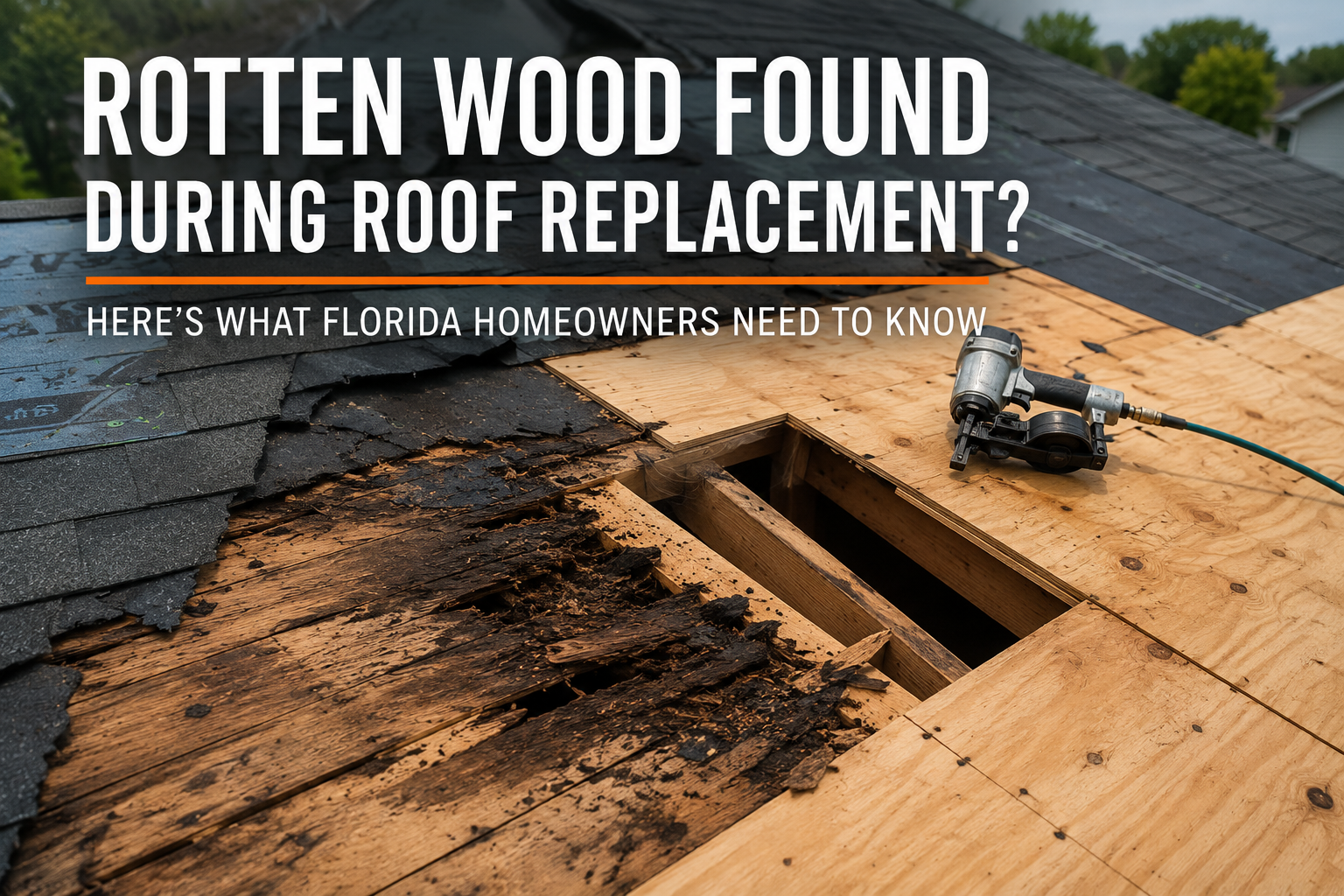 What Happens If Rotten Wood Is Found During Roof Replacement?